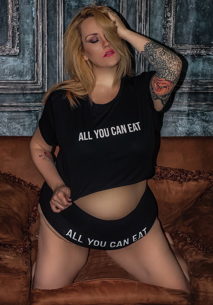 "All You Can Eat" Tees, Tanks, Crops And Tops