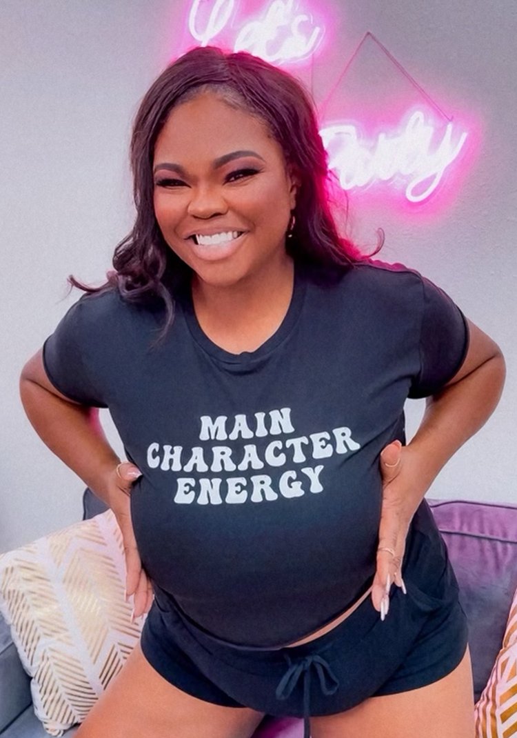 "Main Character Energy" Crop Top