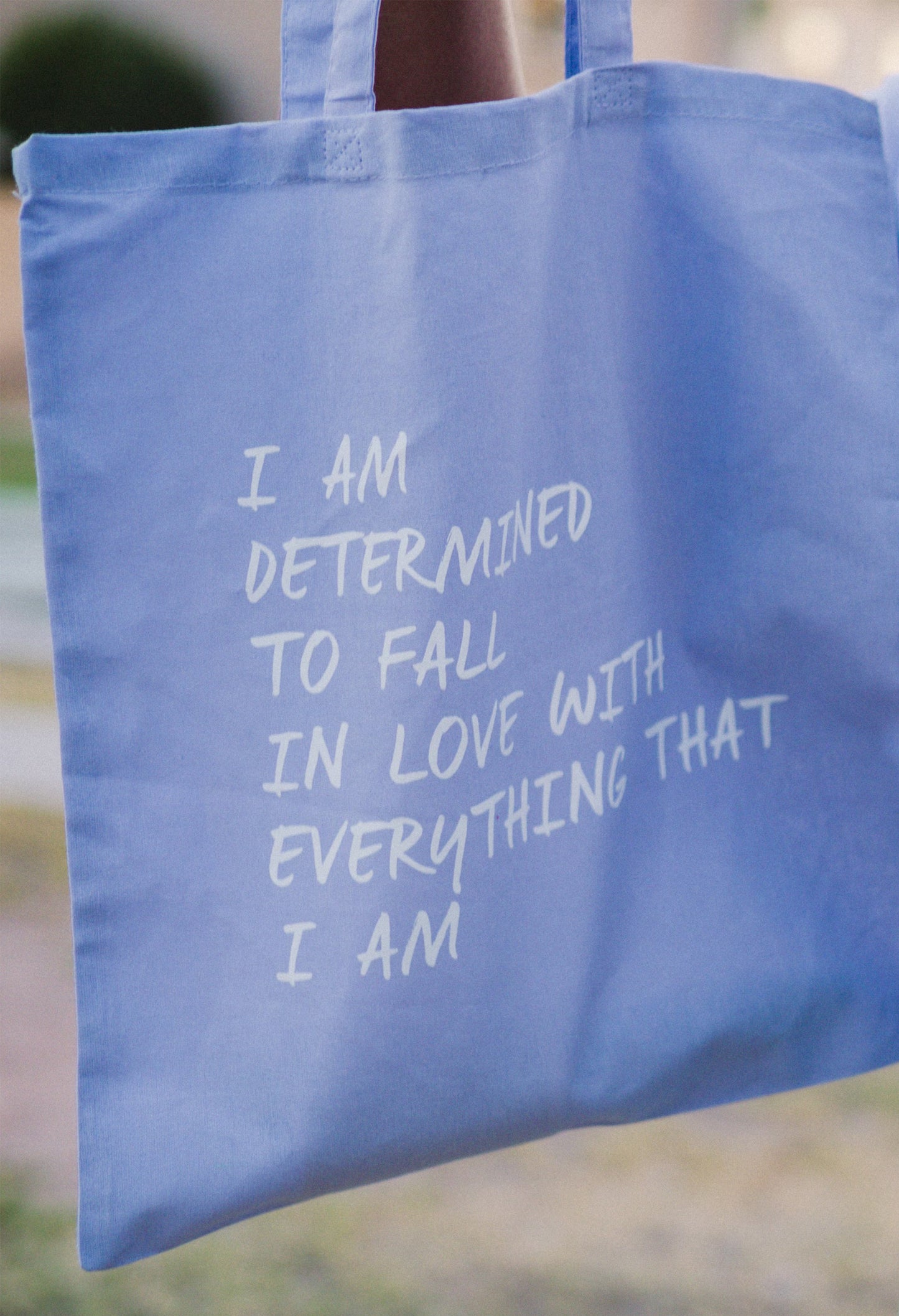 "I Am Determined" Tote Bag