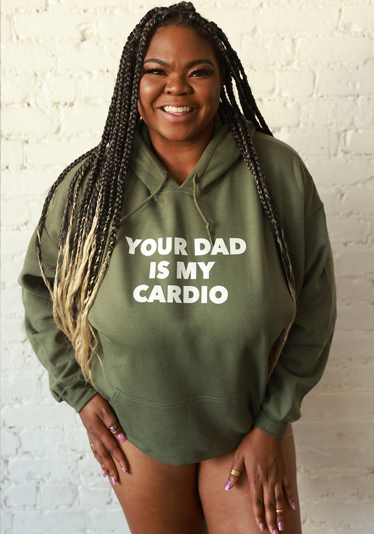 "Your Dad Is My Cardio" Tees, Sweatshirts, Tanks, Crops And Tops