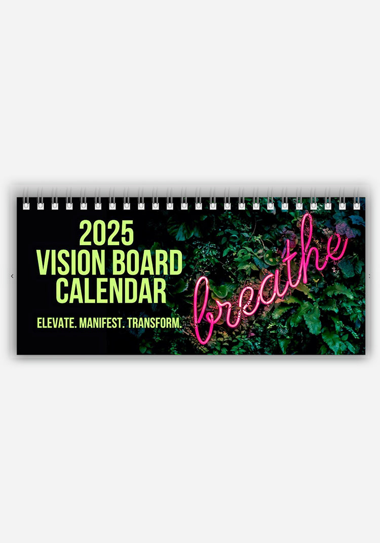 2025 Vision Board Desk Calendar