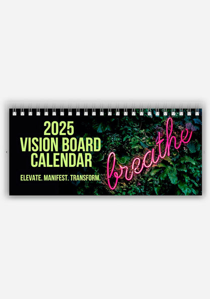 2025 Vision Board Desk Calendar