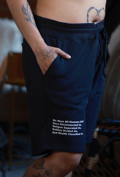 "We Were All Humans Until" Sweat Shorts