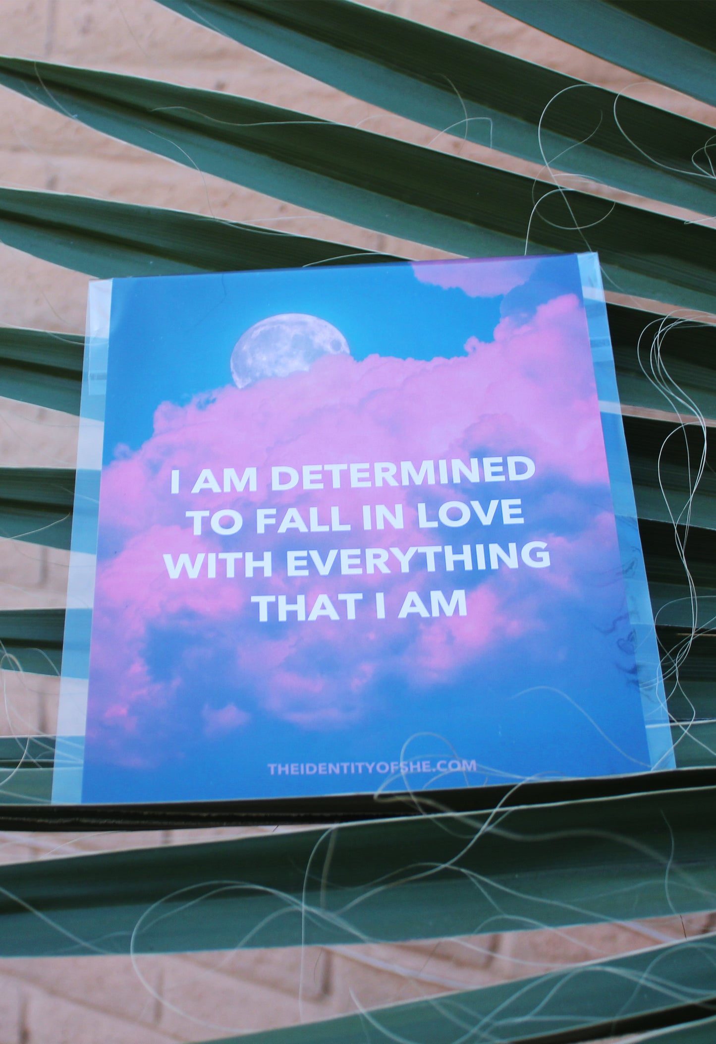 "I Am Determined" Affirmation Card