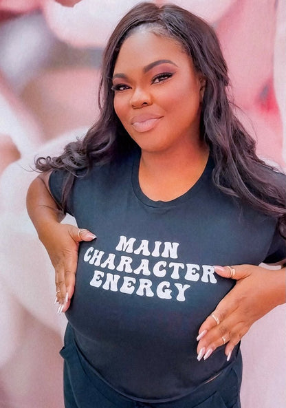 "Main Character Energy" Tees, Sweatshirts, Tanks, Crops And Tops