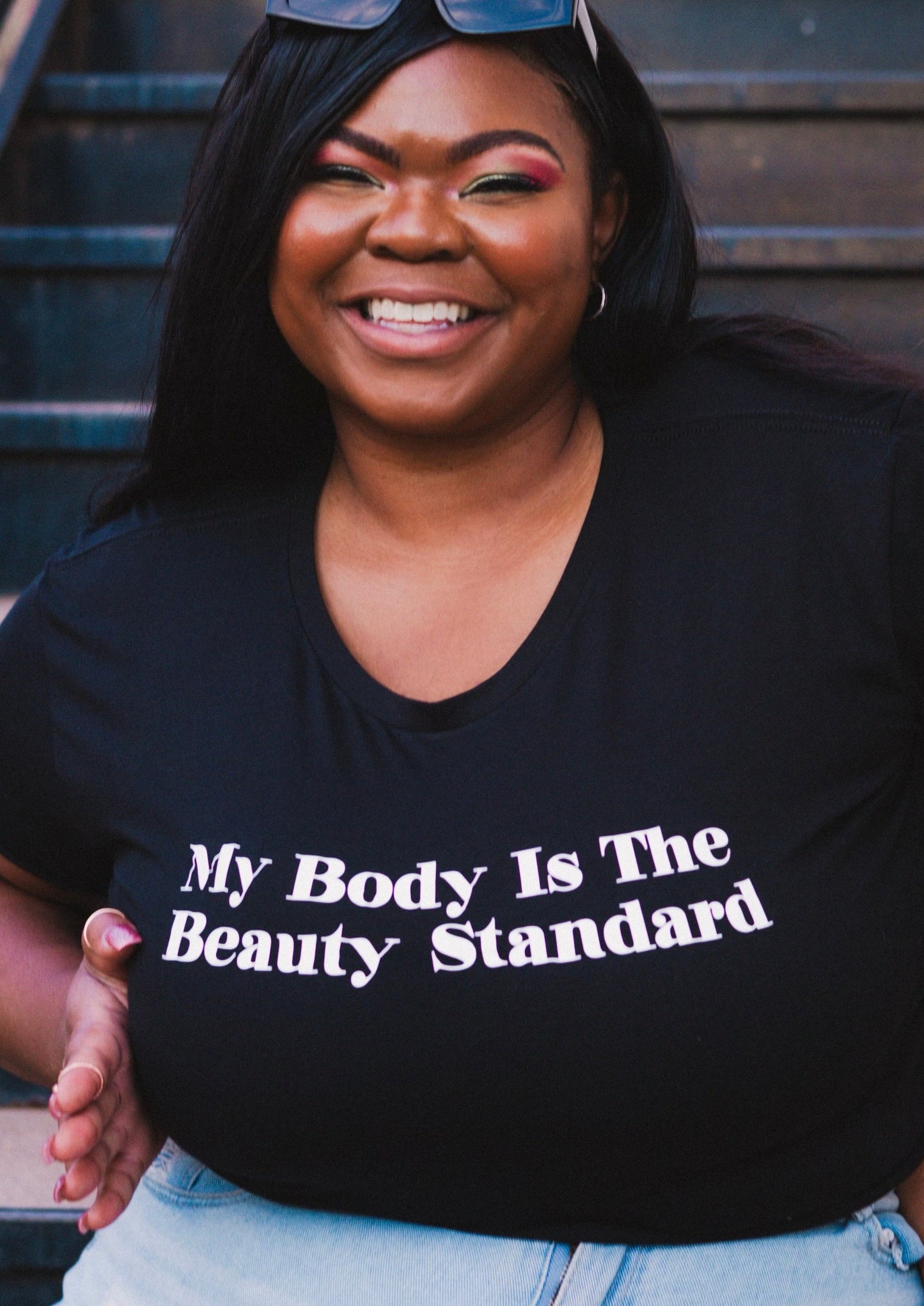 "My Body Is The Beauty Standard" Tees, Tops And Crops