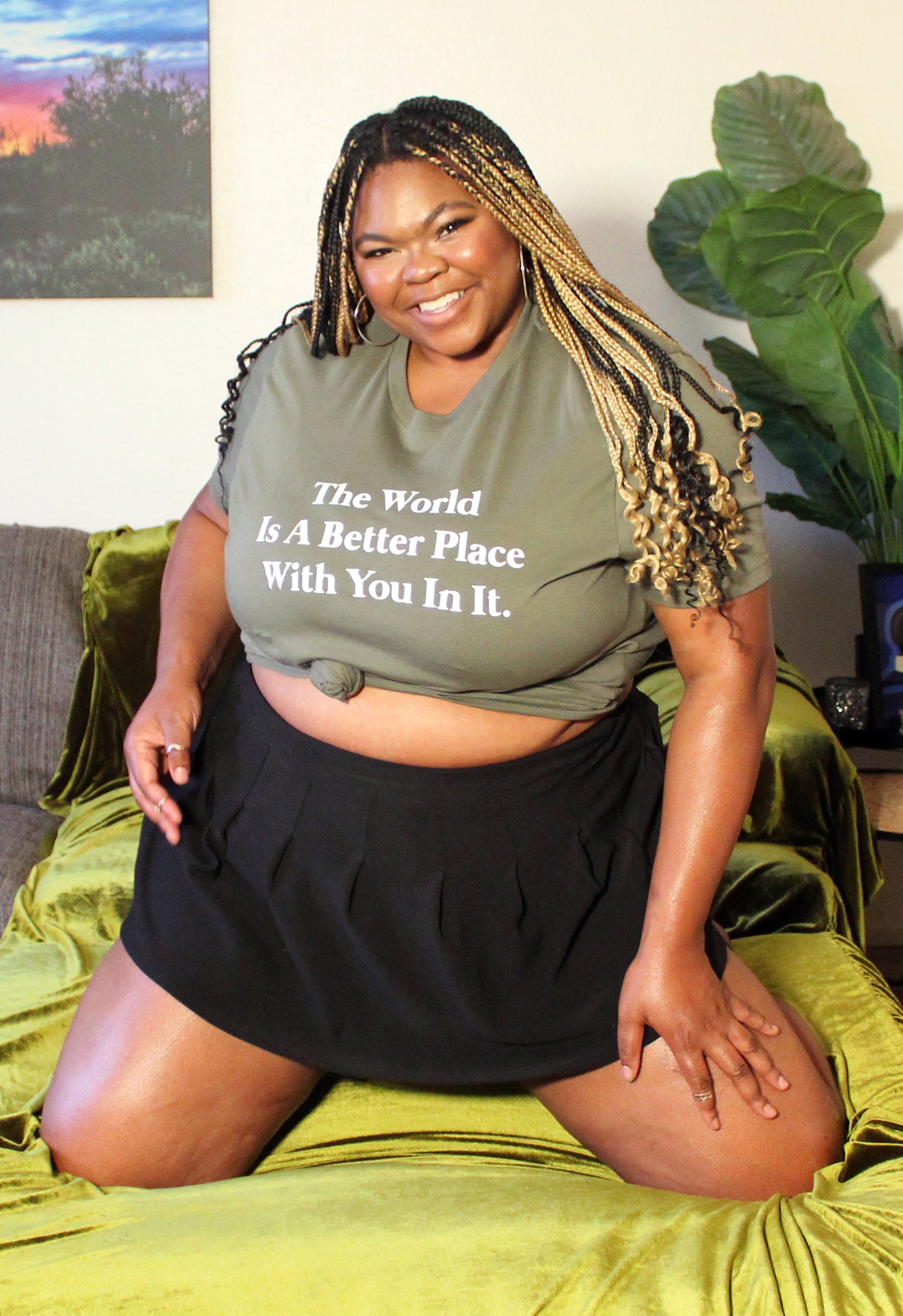 "The World Is A Better Place With You In It" Tees, Sweatshirts, Crops And Tops