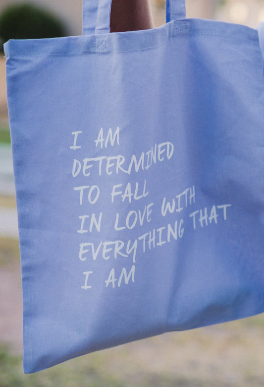 "I Am Determined" Tote Bag